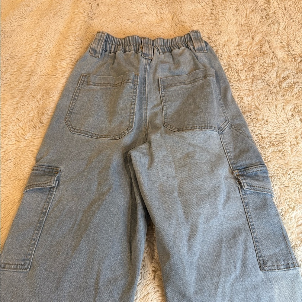 No Boundaries Light Blue Cargo Pants - Picture 4 of 9